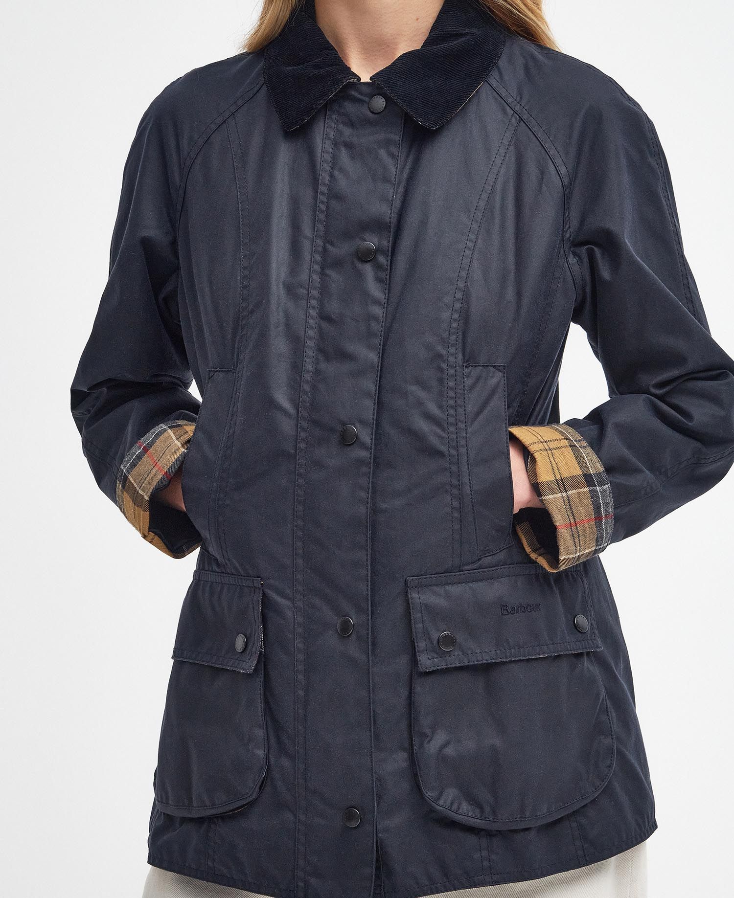 Barbour Women Beadnell Wax Navy