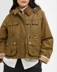 Barbour Women Liza Waxed Jacket Sand