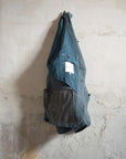 Motiv 1920s Peak Lapel Sack Jacket Overdyed Raw French Linen Teal