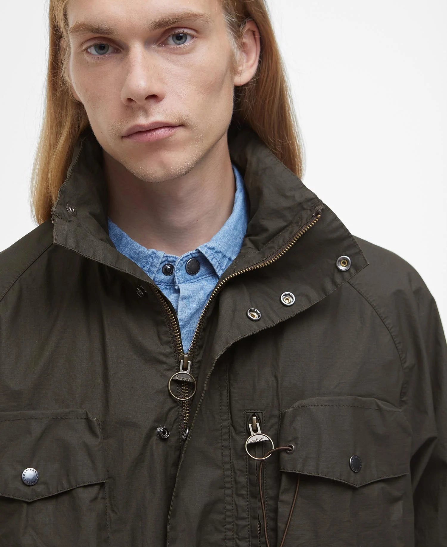 Barbour Westmorland Showerproof Pigment Green/Breen – Store Du Nord