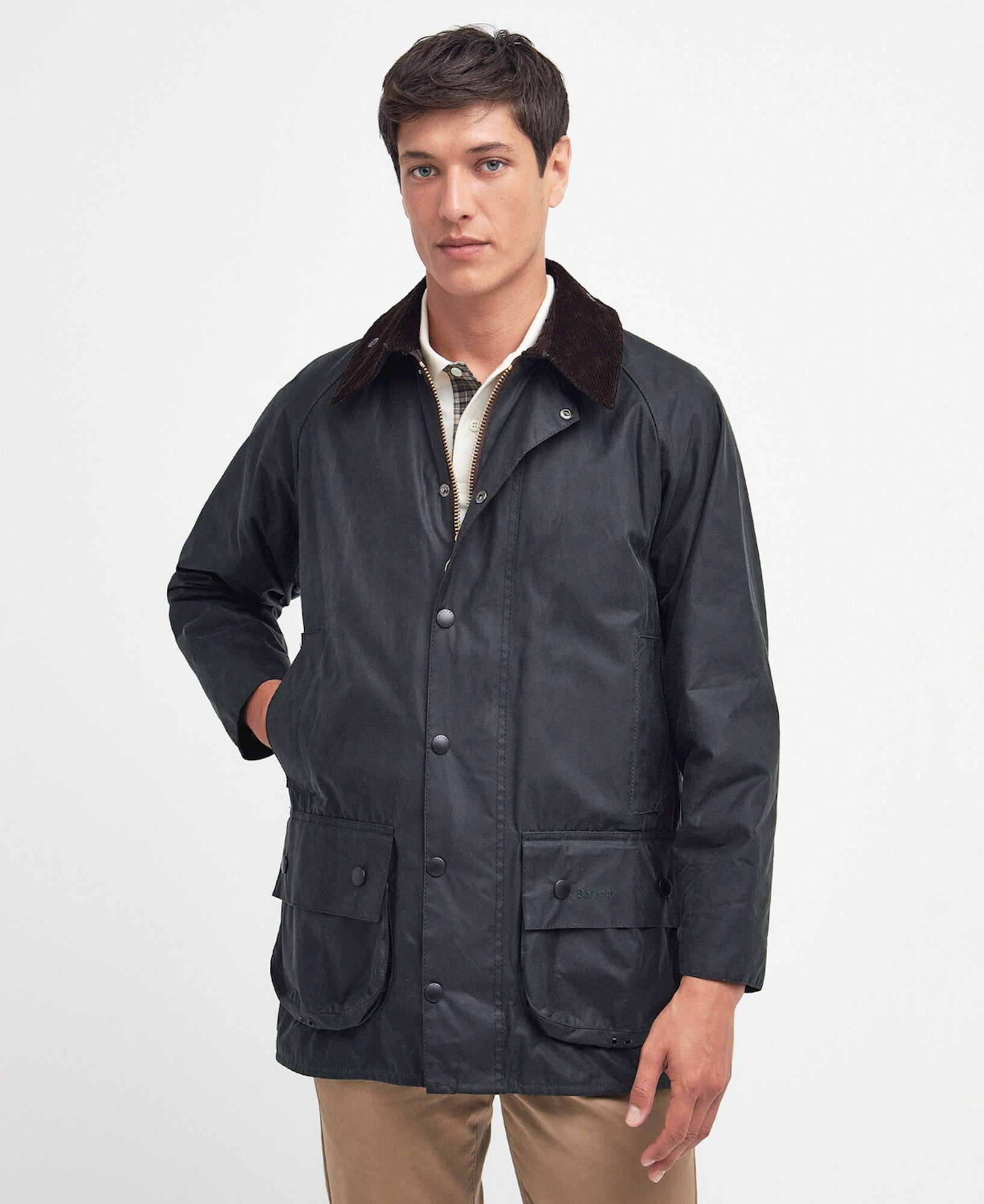 Barbour Beaufort Wax Jacket Sage Store Du Nord