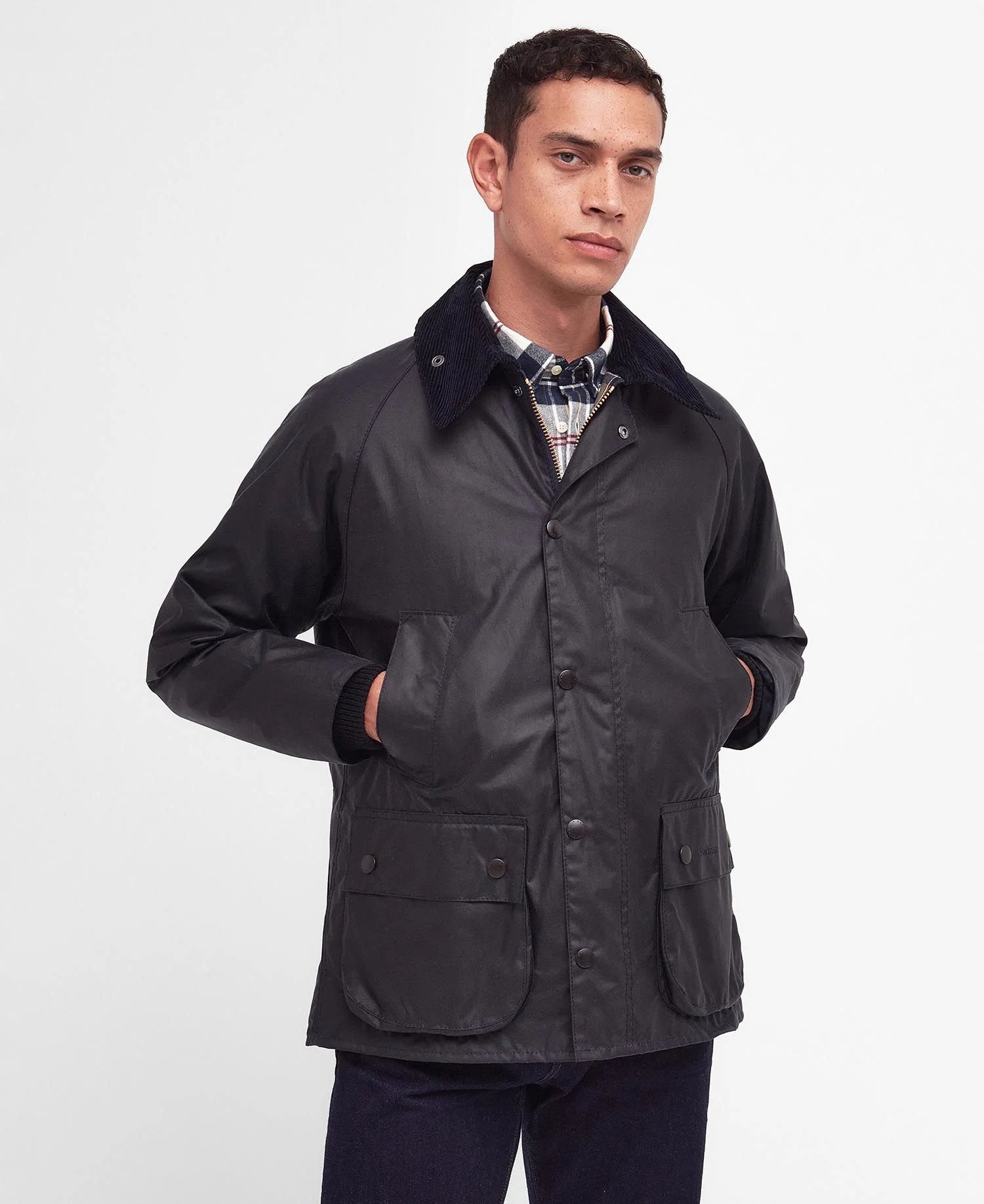 Barbour Bedale Wax Navy