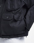 Barbour Modified Dryfly Wax Jacket Black