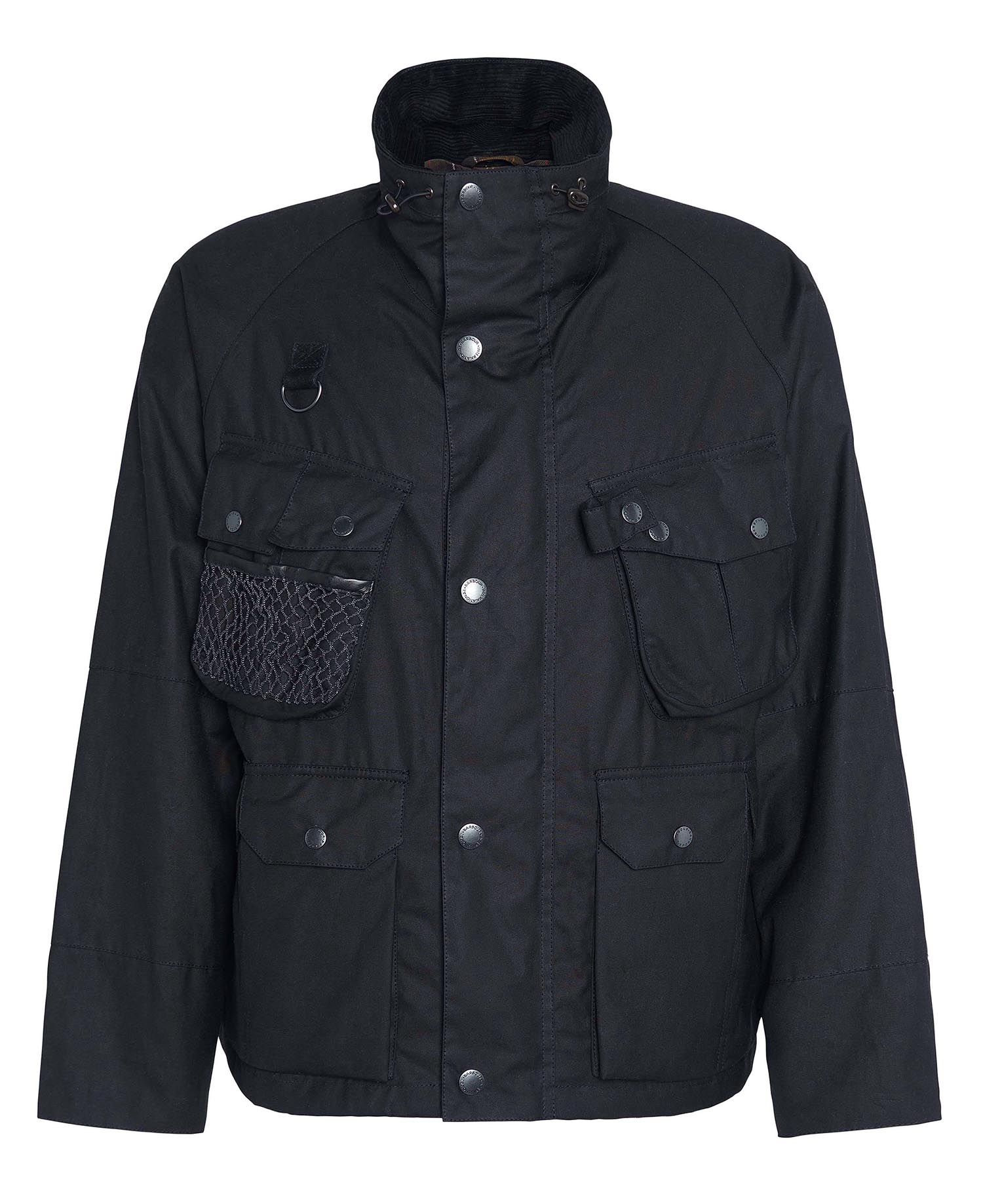 Barbour Modified Dryfly Wax Jacket Black