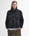 Barbour Modified Dryfly Wax Jacket Black