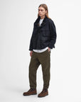 Barbour Modified Dryfly Wax Jacket Black