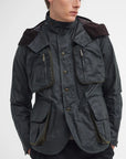 Barbour x To Ki To Outland Wax Jacket Sage