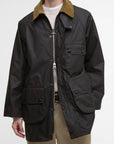 Barbour OS Solway Wax Jacket Sage