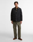 Barbour Modified Beaufort Spectator Wax Jacket Navy