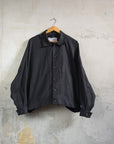 Newspeak Cropped Worker Jacket Cotton Black