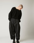 Newspeak Balloon Trousers Wool Grey