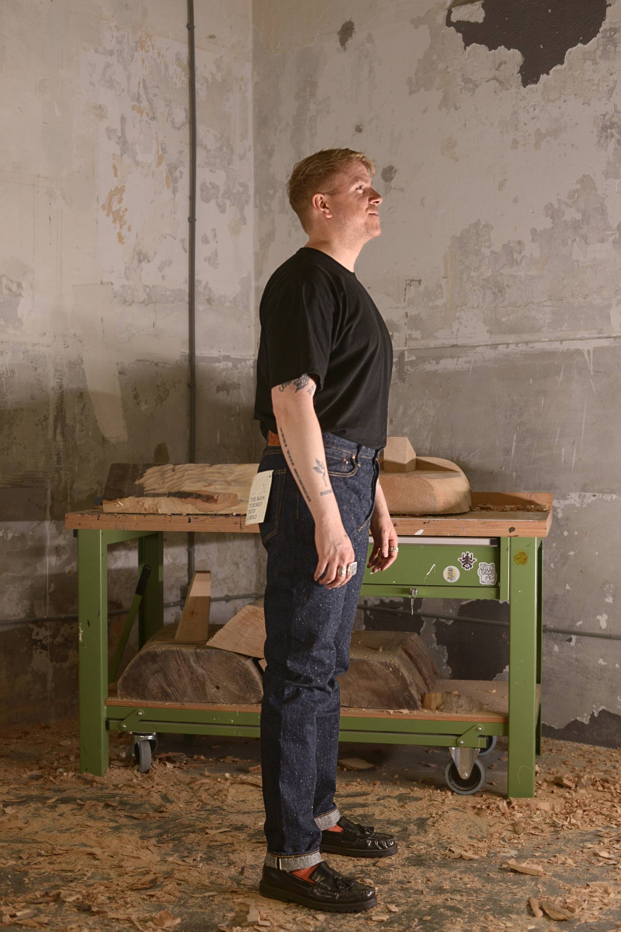 Omoto Denim 0412 Nep Denim Straight Fit Jeans 16oz.