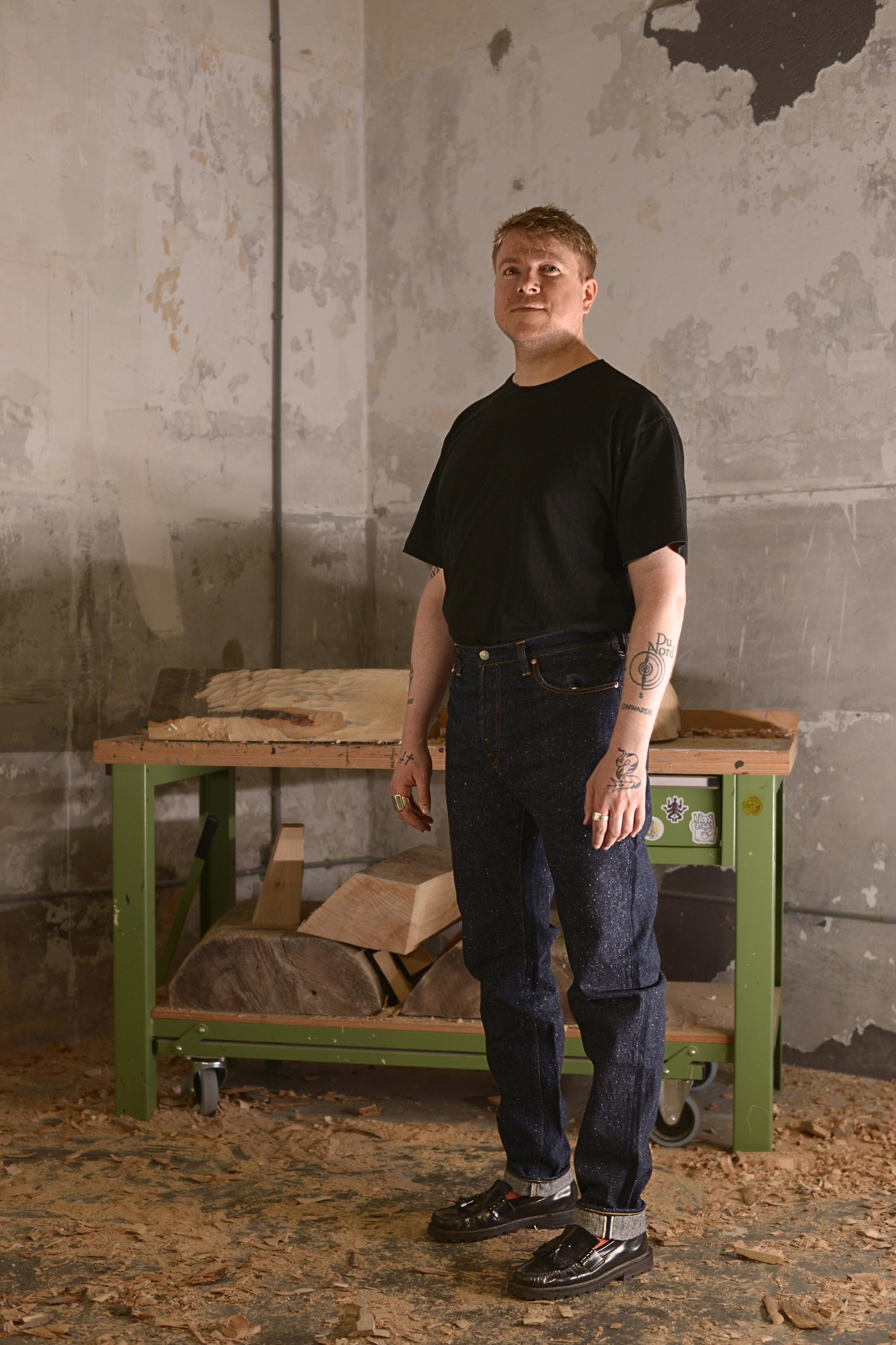 Omoto Denim 0412 Nep Denim Straight Fit Jeans 16oz.