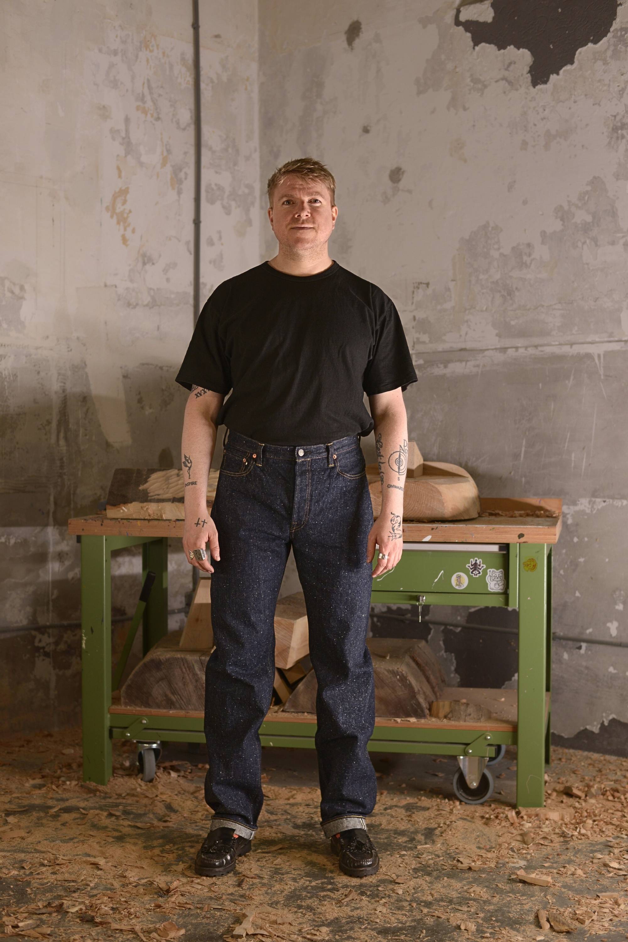 Omoto Denim 0612 Nep Denim Relax Fit Jeans 16oz.