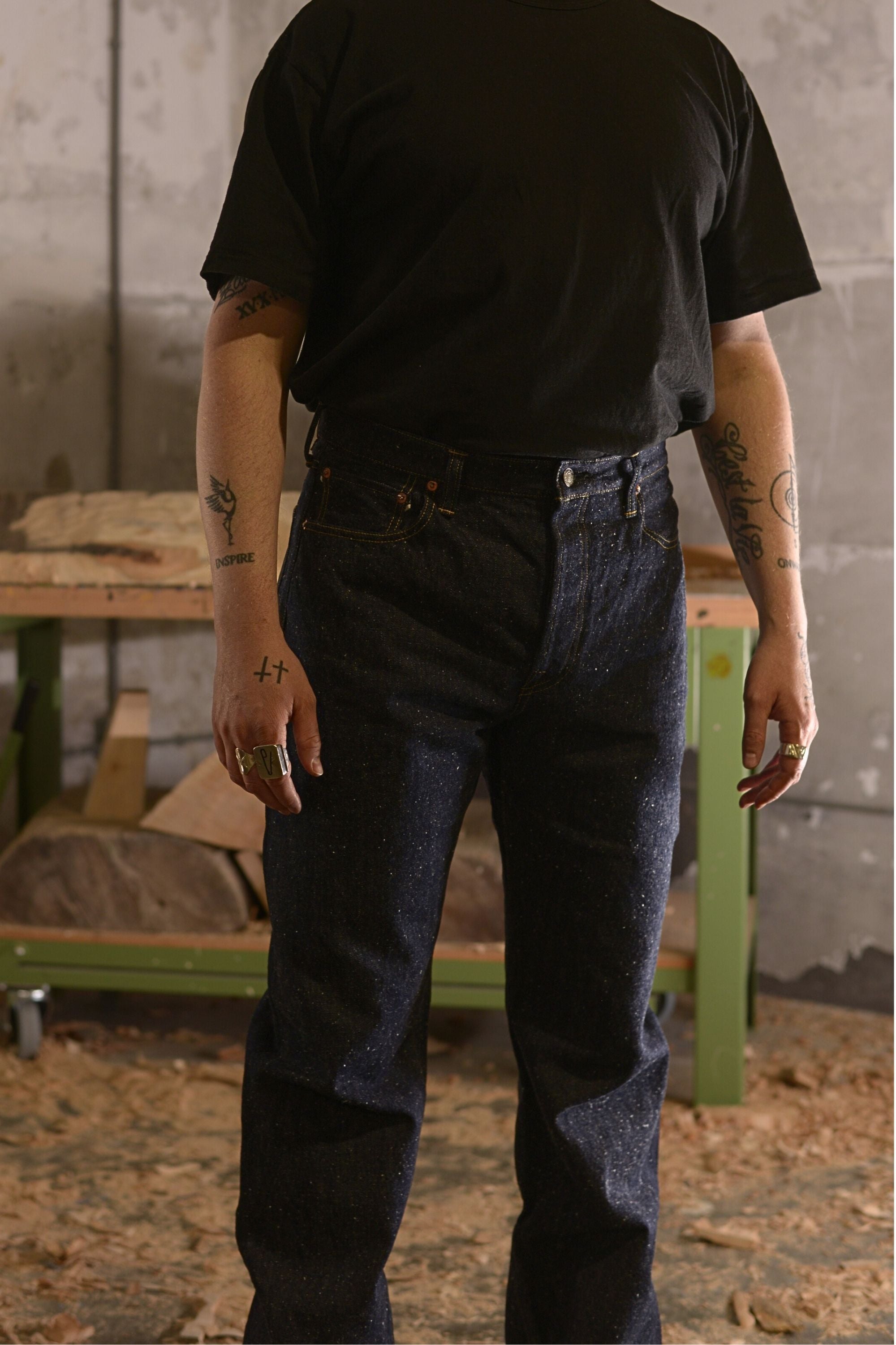 Omoto Denim 0612 Nep Denim Relax Fit Jeans 16oz.
