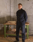 Omoto Denim 5019 Ichimatsu Denim Shirt 8oz.