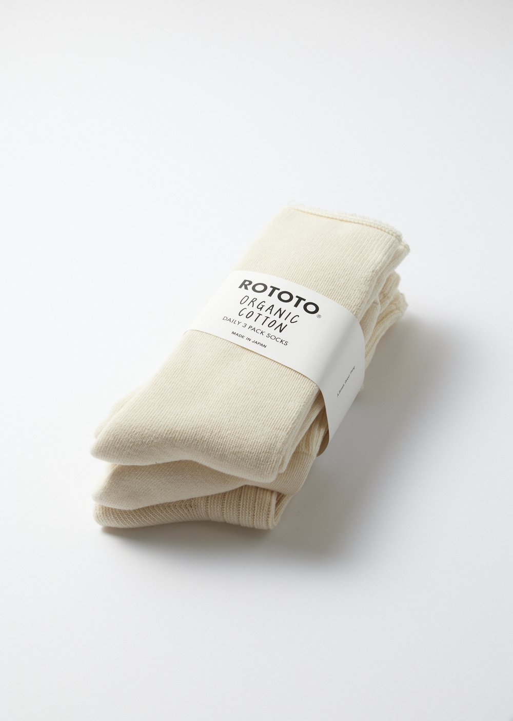 ROTOTO R1123 3-PACK ECRU