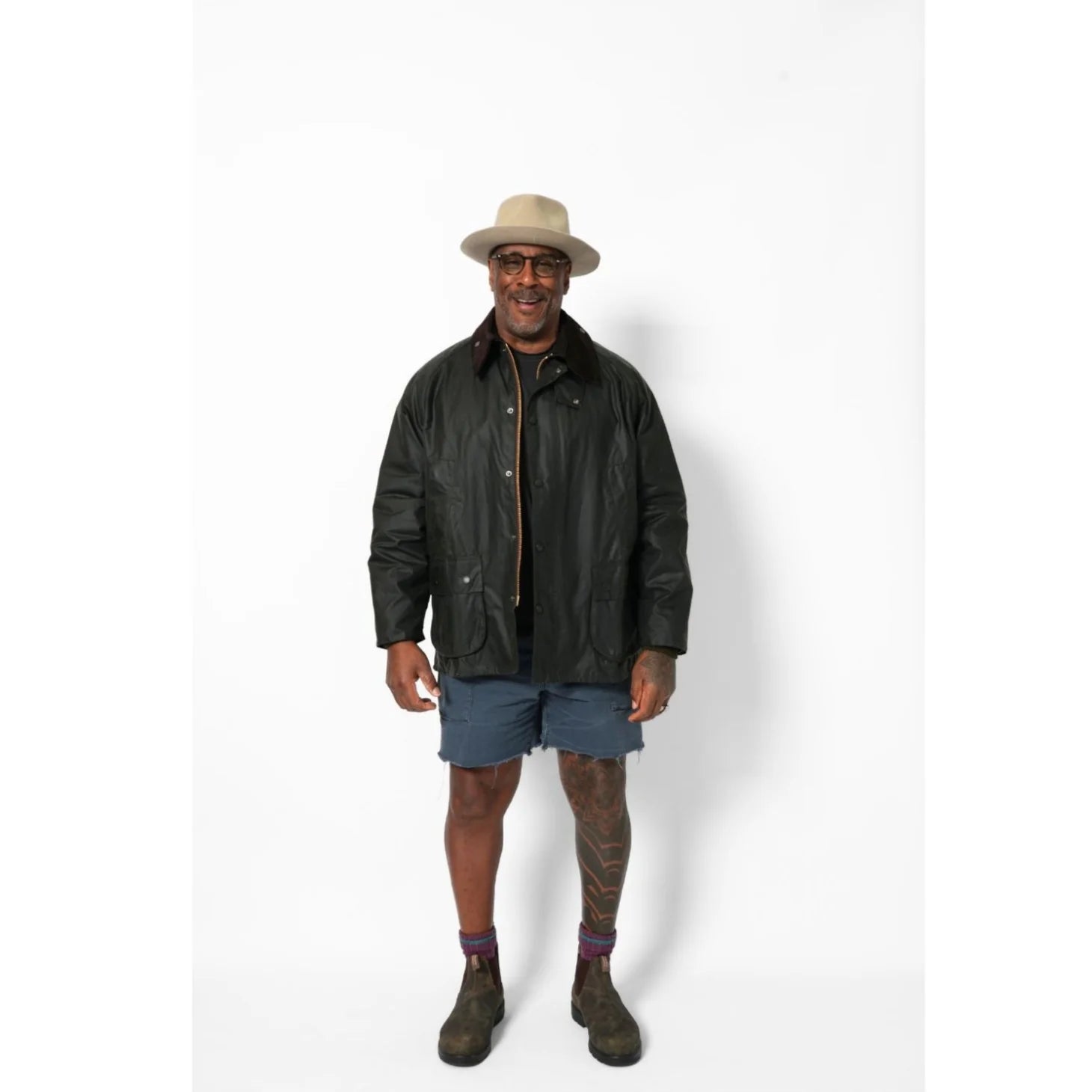 Barbour Bedale Wax Sage