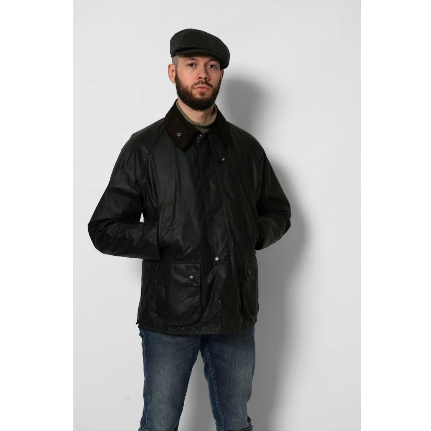 Barbour Bedale Wax Sage