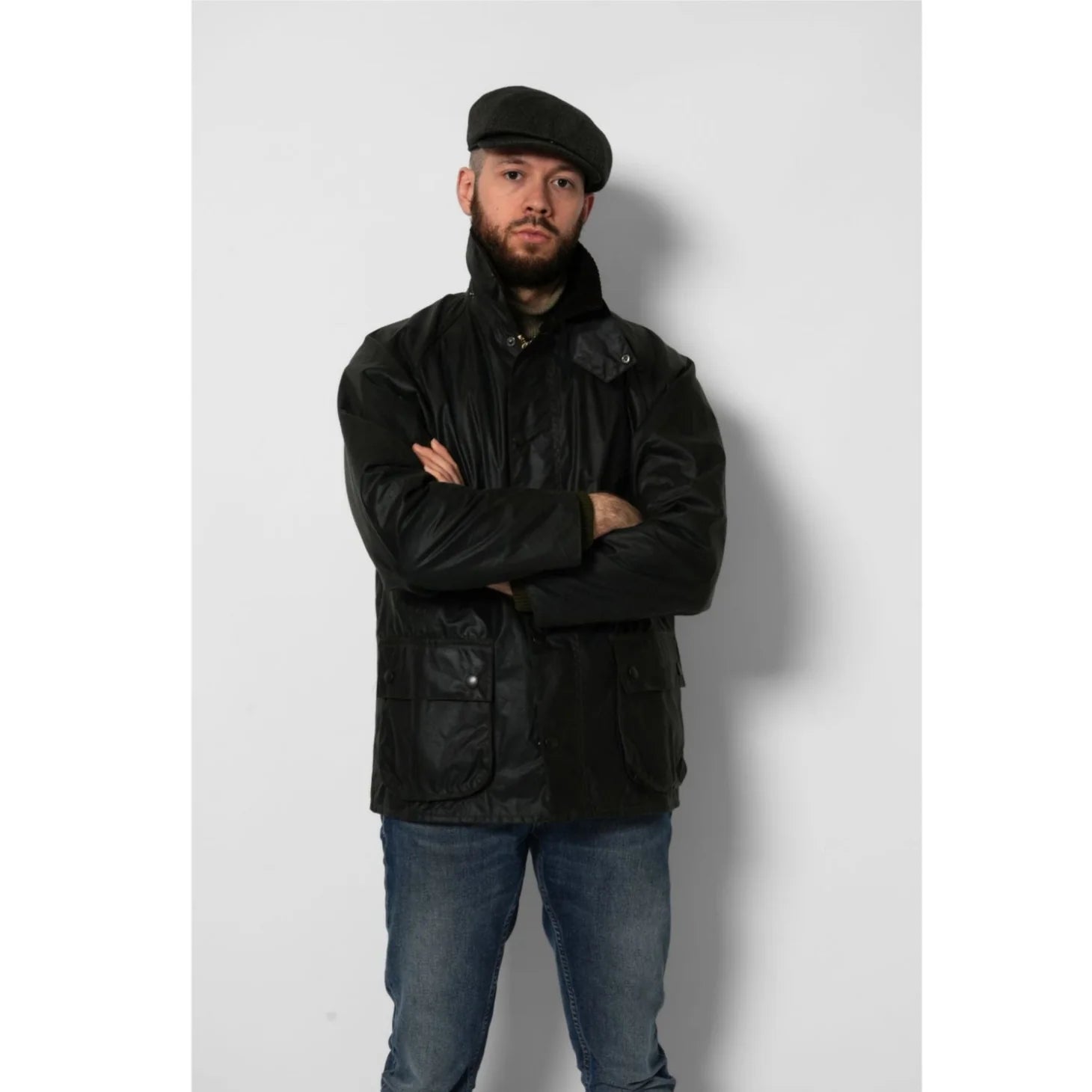 Barbour Bedale Wax Sage