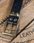 B&M Belt Garrison Black/Brass