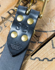 B&M Belt Garrison Black/Brass