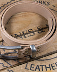 B&M Belt Garrison Natural/Nickel