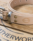 B&M Belt Garrison Natural/Nickel