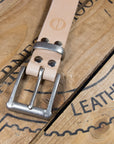B&M Belt Garrison Natural/Nickel