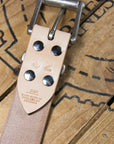 B&M Belt Garrison Natural/Nickel