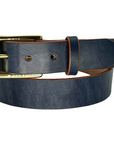 Barnes and Moore Belt Garrison Blue/Brass
