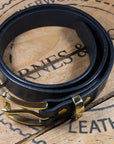B&M Belt Slim Black/Brass
