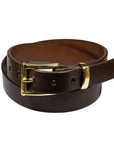 B&M Belt Slim Deep Honey/Brass