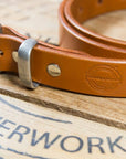 B&M Belt Slim Harness Tan/Nickel