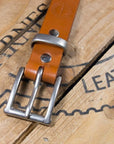 B&M Belt Slim Harness Tan/Nickel