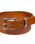 B&M Belt Slim Harness Tan/Nickel