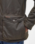 Barbour Ogston Wax Olive