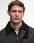 Barbour Country Wax Mac Jacket Olive