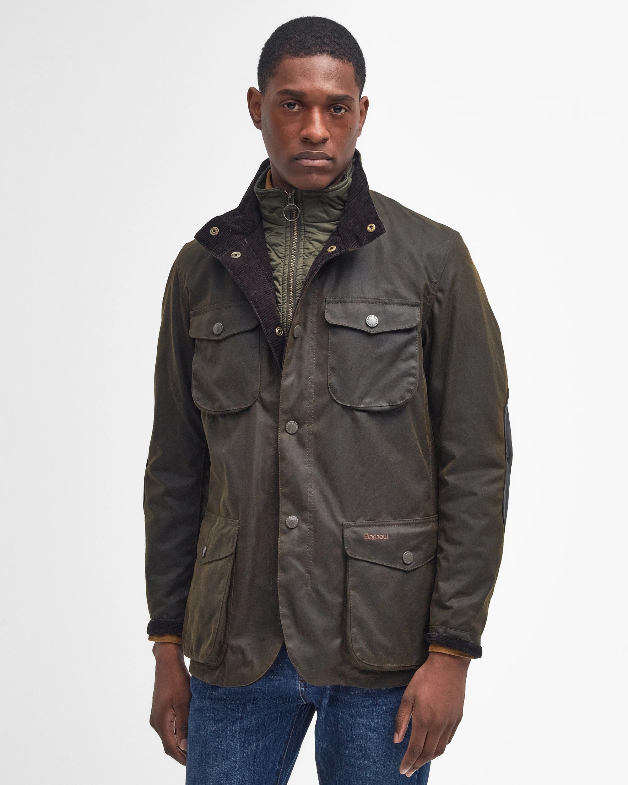Barbour Ogston Wax Olive