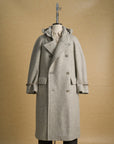 Motiv Mandarin Coat Undyed Wool Gray/Ecru