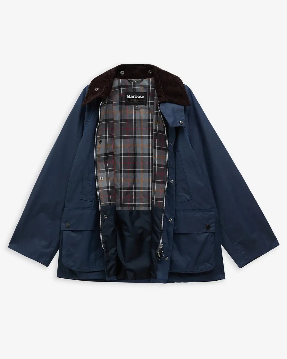 Barbour Oversized Bedale Waxed Jacket Cobalt Blue – Store Du