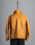 Motiv Sidcot Leather Jacket  Straw