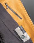Motiv Sidcot Leather Jacket  Straw