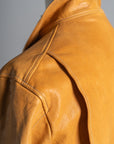 Motiv Sidcot Leather Jacket  Straw