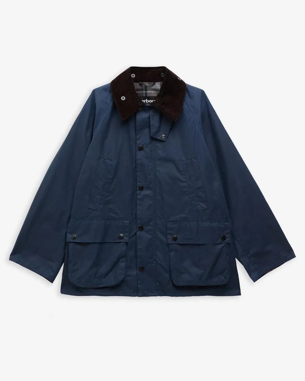 Barbour Oversized Bedale Waxed Jacket Cobalt Blue