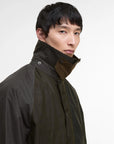 Barbour Oversized Bedale Patchwork Wax Jacket Sage (multi)