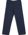 HG Keld Straight Legs Work Trousers Navy Slub
