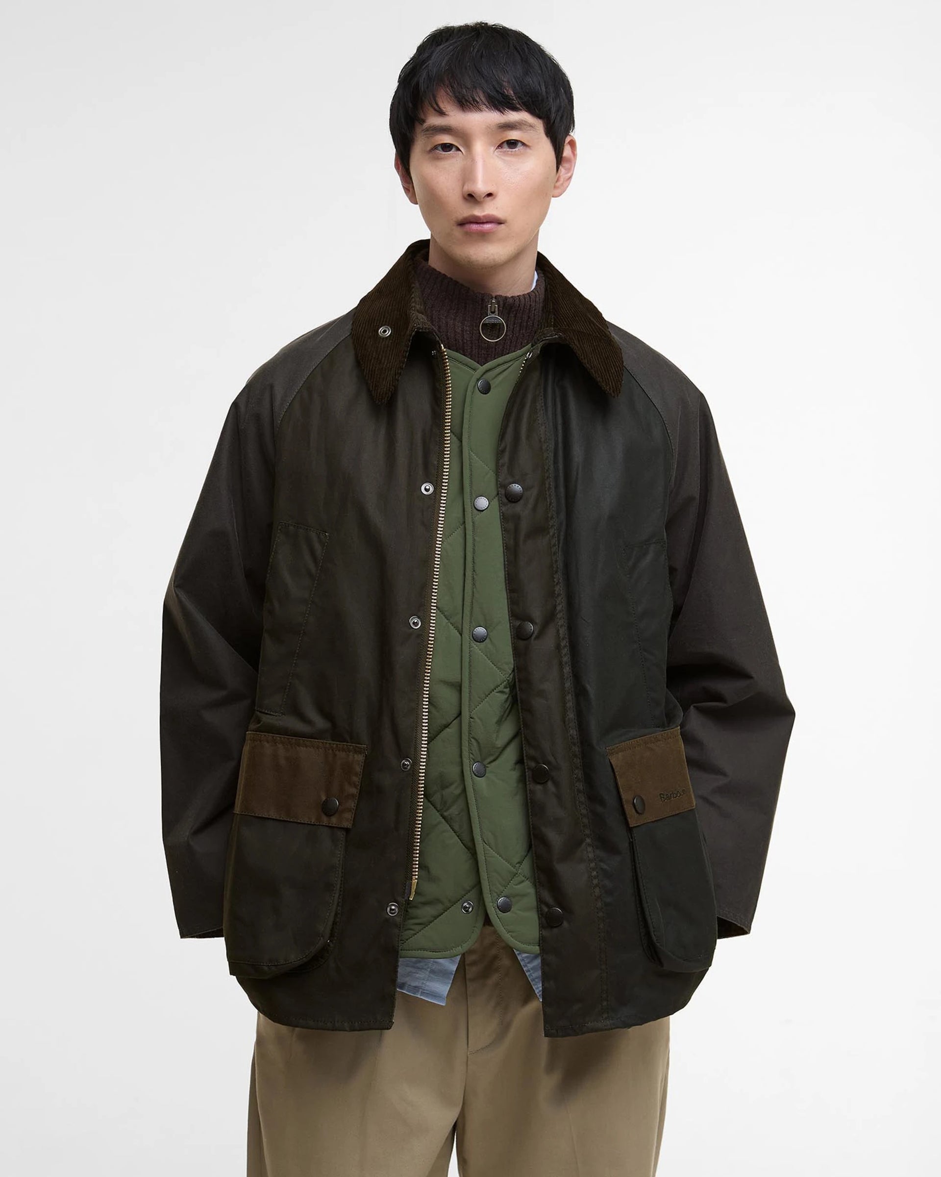 【UA別注】Barbour OVERSIZE SOLID BEDALE Barbour Bedale Waxed Jacket - Men's | North Shore Saddlery