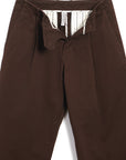 HG Bobby Wide Pleated Trousers Chestnut