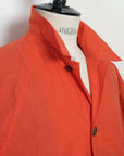 HG Morten Long Coat Waxed Orange